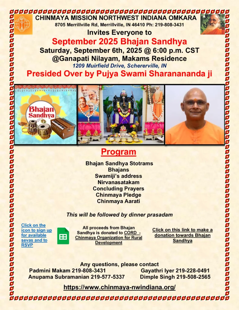 Chinmaya_mission_Bhajansandhya_September2025